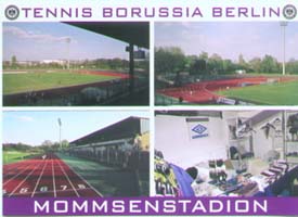 Stadionpostkarte Mommsenstadion 4 Ansichten