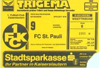 1. FC Kaiserslautern - FC St. Pauli