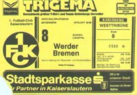 1. FC Kaiserslautern - Werder Bremen