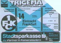 1. FC Kaiserslautern - Eintracht Frankfurt