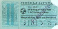 Stuttgarter Kickers - 1. FC Kaiserslautern