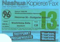 Hannover 96 - Stuttgarter Kickers
