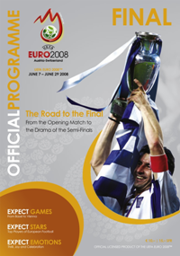 EM 2008 Österreich / Schweiz - Offizielles Programm der UEFA, Finale (engl. Edition)