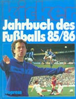 kicker Jahrbuch des Fuballs 1985/86