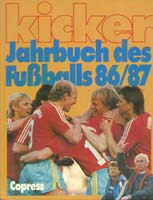 kicker Jahrbuch des Fuballs 1986/87