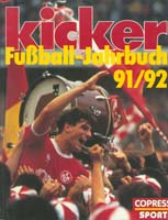 kicker Jahrbuch des Fuballs 1991/92