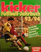 kicker Jahrbuch des Fuballs 1993/94