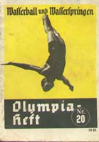 Olympia-Heft Nr. 20 Wasserball und Wasserspringen