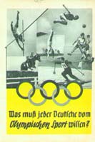 Olympia-Heft 1936 Was muss der Deutsche vom olympischen Sport wissen?